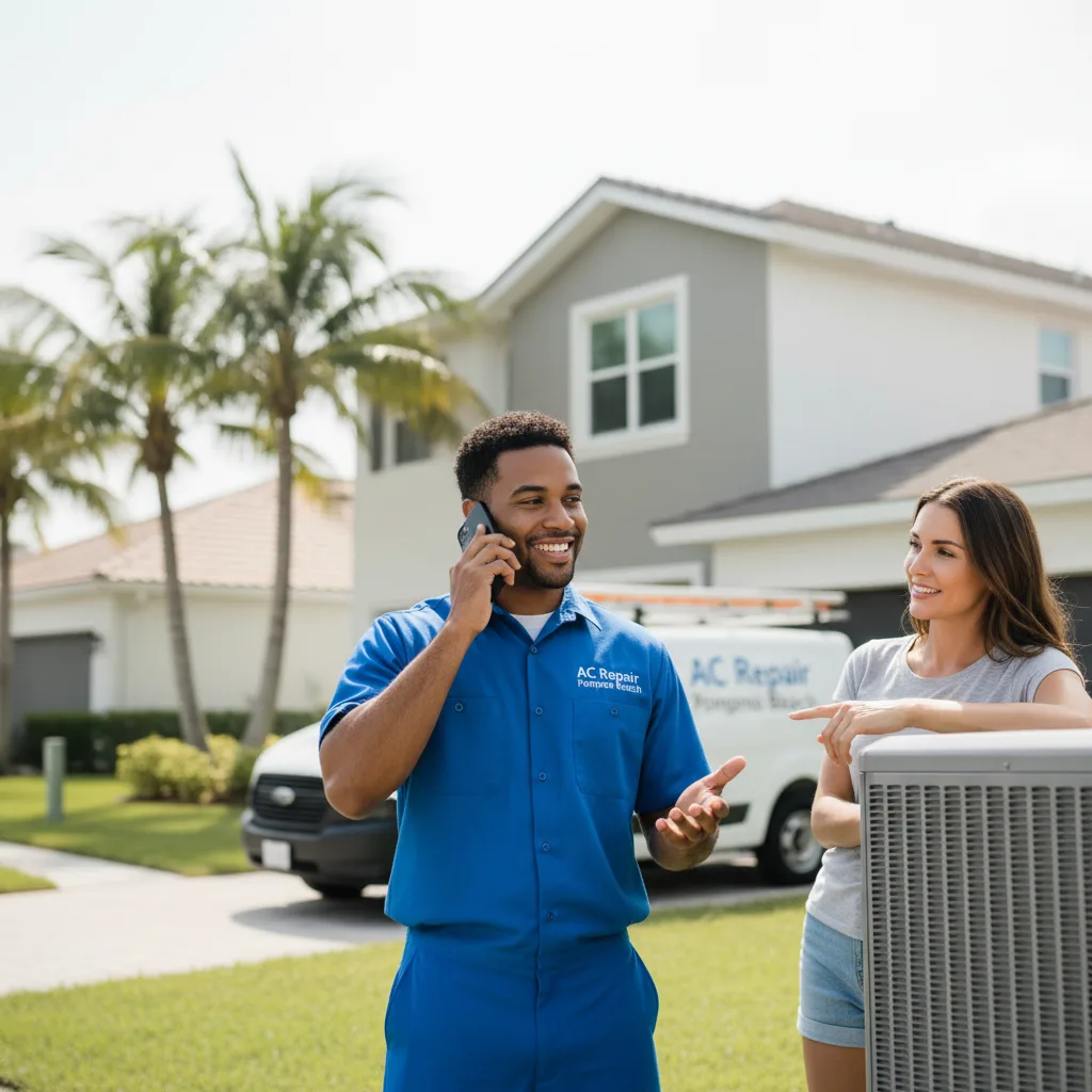 AC Repair Pompano Beach customer support in Convoy